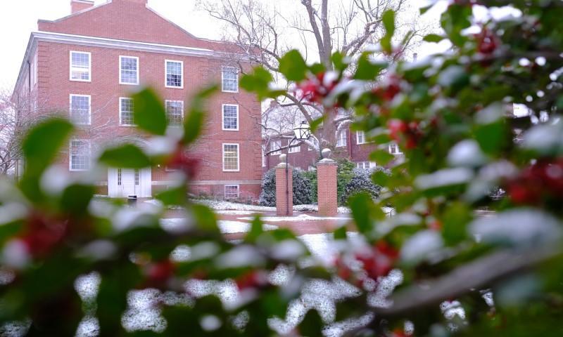 Winter at Wabash College